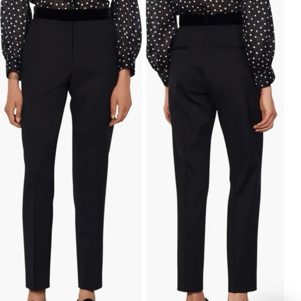 Elegant Black Women's cigarette pants
